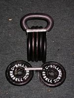Kettlestack: Adjustable Kettlebell at 55 lbs without 7.5 lb plates